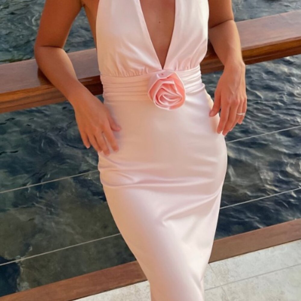 A&F Rosette Maxi Dress